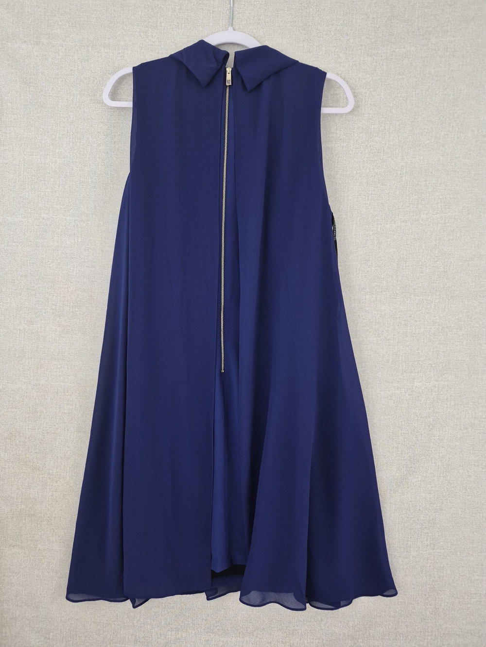 Vince Camuto Navy Sleeveless Midi Shift Dress (SKU0257) - Picture 11 of 14